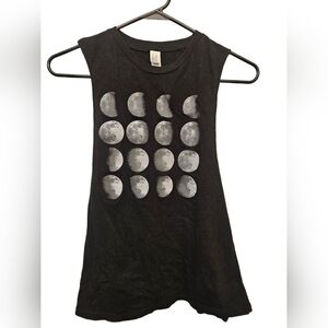 Black Moon Phase Tank Top